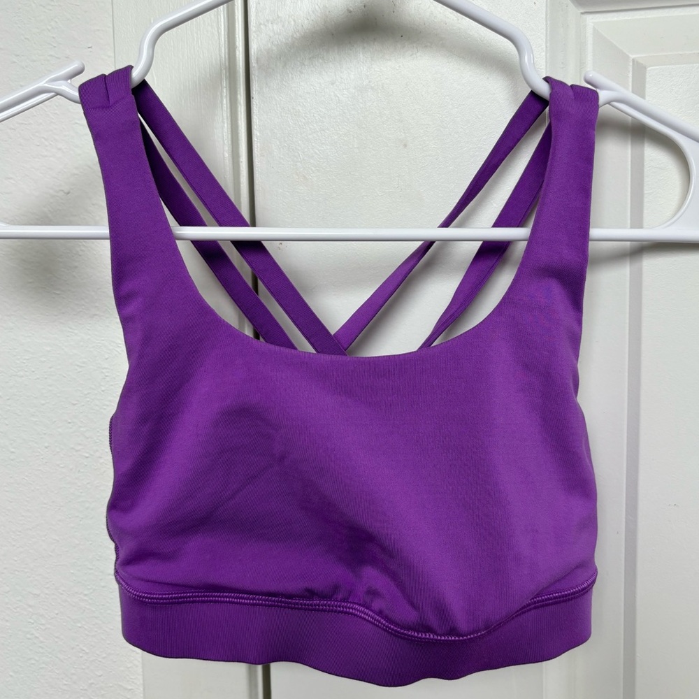 Lululemon energy bra purple